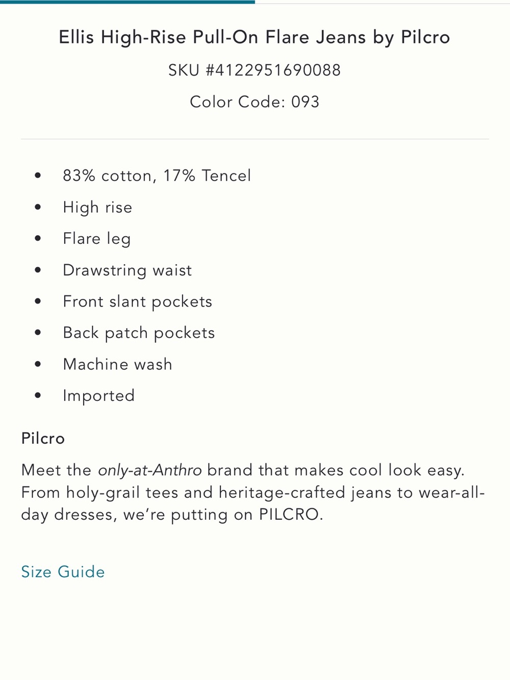 Pilcro Wide-Leg High-Rise Jeans in Medium Blue - Picture 5 of 11